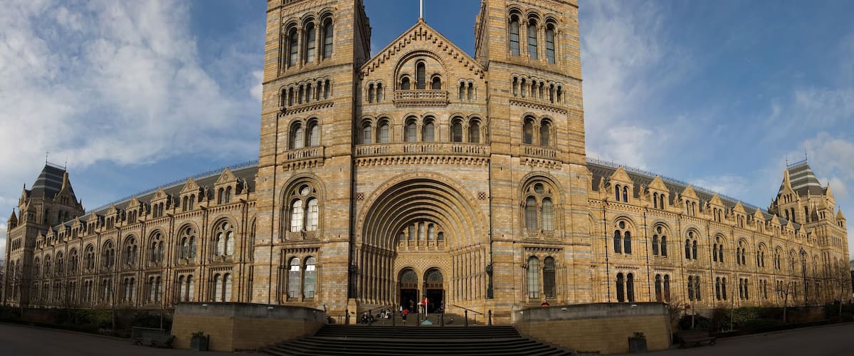 The Natural History Museum. This is a panorama of approximately 5 segments. Taken with a Canon 5D and 17-40mm f/4L.