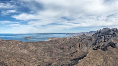 Agua verde loreto bcs baja california sur aerial drone huge landscape