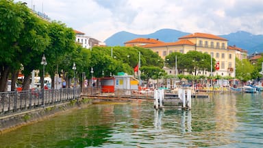 Switzerland showing a bay or harbor