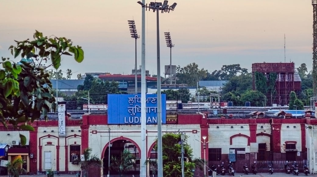 Flag of India situated at Railways Station, Ludhiana, Punjab, India and is clicked on 30 August 2020