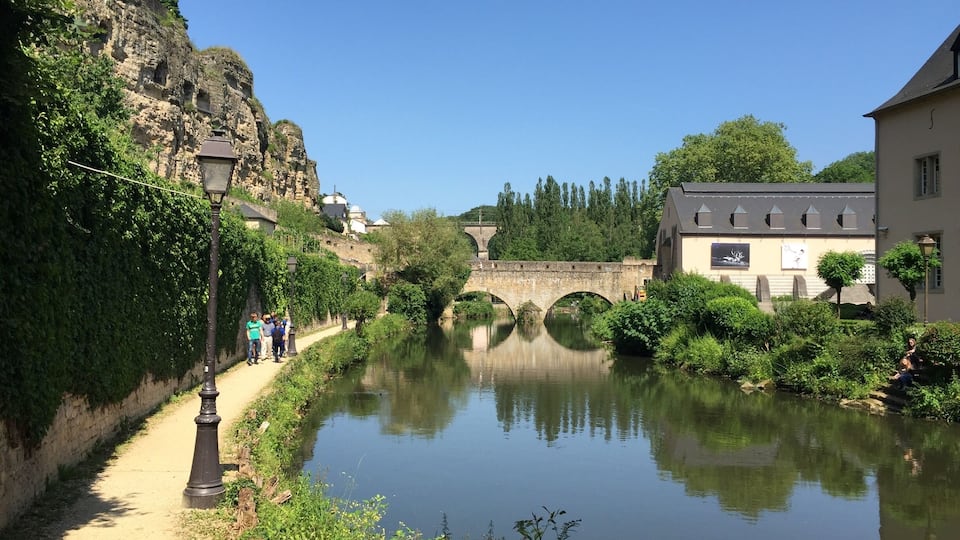 When in Luxembourg remember to walk along the valley. The view is stunning and stop for a snack at one of the cafes while enjoying the scenery.