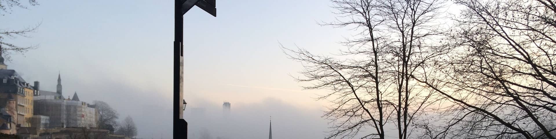 Foggy weather in Lux