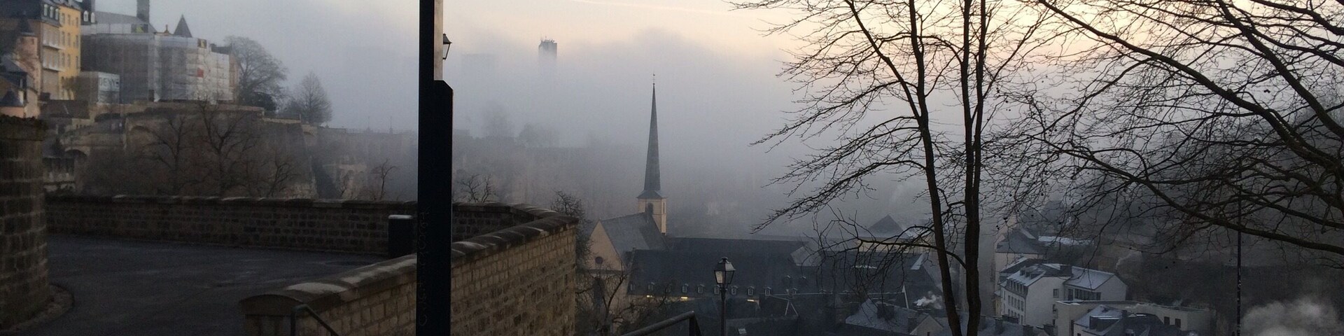 Foggy weather in Lux