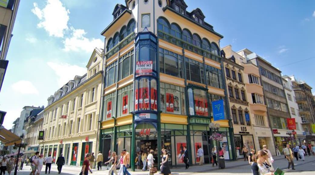 Luxembourg City lefthandside the Grand Rue