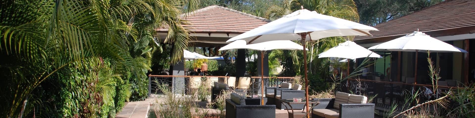 Our stop in Zambia. Comfortable, decent meals, nice service. The outdoor bar was a great place to gather in the evenings. If you have mosquito repellant.