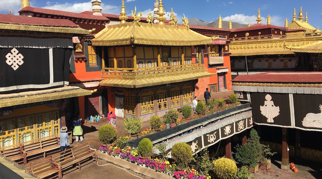 On top of the Jokhang Temple.