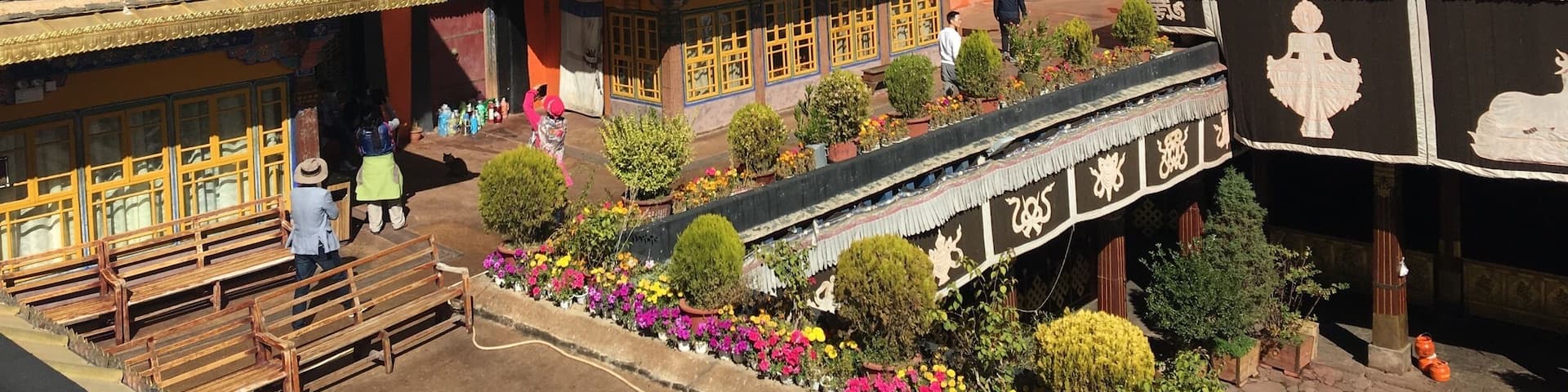 On top of the Jokhang Temple.