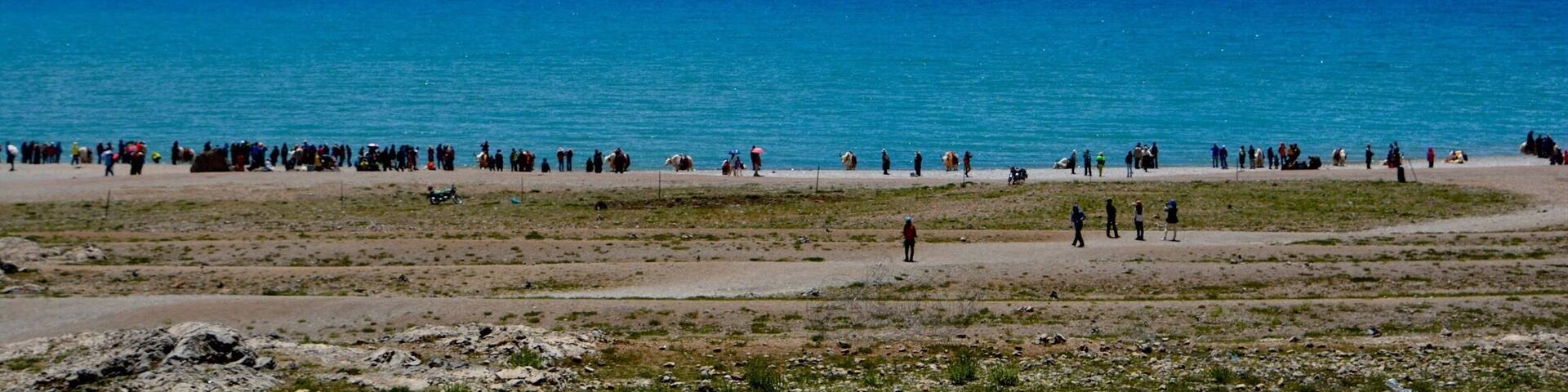 Nam Tsho, one of the 3 sacred lakes in Tibet