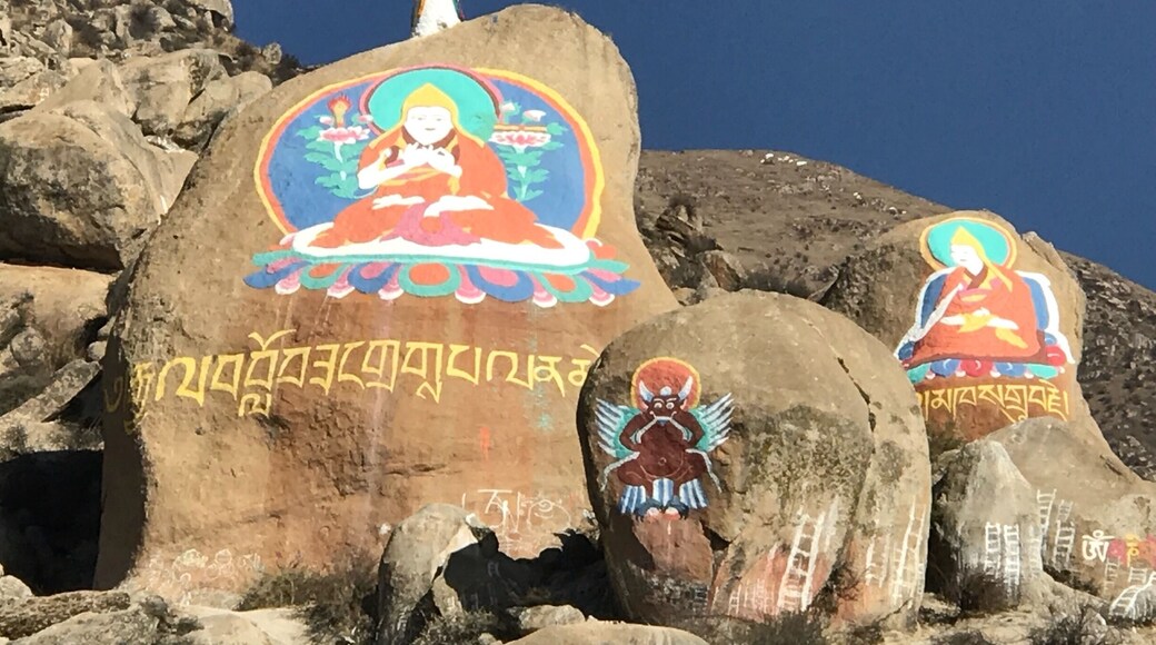 Zongkapa Lobsang Zhaba, or Tsongkhapa, usually taken to mean "the Man from Onion Valley", born in Qinghai, was a famous teacher of Tibetan Buddhism whose activities led to the formation of the Gelug school of Tibetan Buddhism