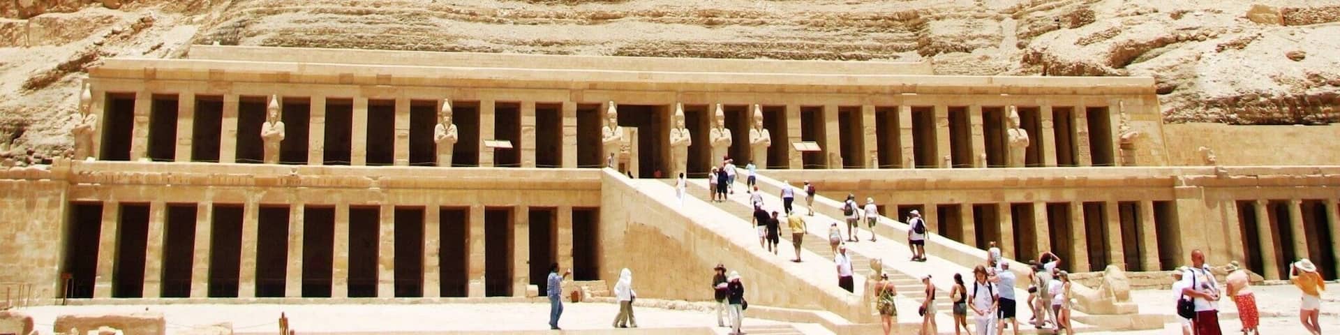 3500 years old UNESCO World Heritage Site located in Thebes, present day Luxur, the capital of Egypt during the period of the Middle and New Middle Kingdoms is a striking testimony of the Egyption civilization at it's height.
Queen Hatshepsut (1508â1458 BC) was the fifth pharaoh of the eighteenth dynasty. She came to the throne of Egypt in 1478 BC and is generally regarded by Egyptologists as one of the most successful pharaohs, reigning longer than any other woman of an indigenous Egyptian dynasty.
Had a great time exploring this site.