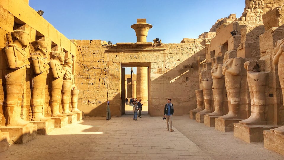Luxor temple, Luxor, Egypt an awesome temple where I had spent two days exploring the site-thanks to the museum guide who let me sit on one of the grand sculpture on my 2nd visit. #ancient #culture #Egypt #nationalpark #hiking #red #travel #architecture