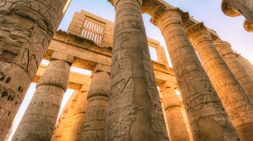 Karnak Temple in Luxor is the 2nd most popular place to visit in Egypt after the Pyramids. These are just some of the 134 massive pillars on site! #History is all around Egypt!