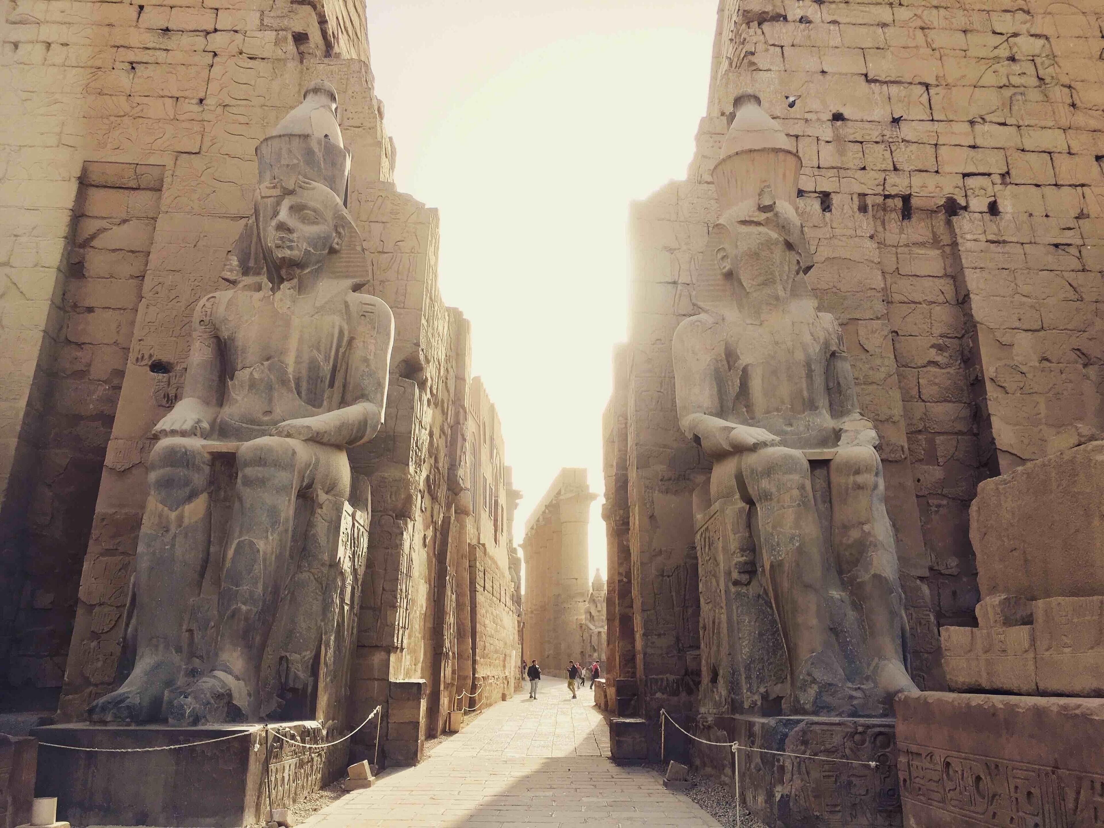 Luxor Temple, Luxor, Egypt - happy to visit Luxor Temple again, small temple but simply love the atmosphere here #red #travel #nationalpark #hiking #architecture #nature #landscape #arts #ancient