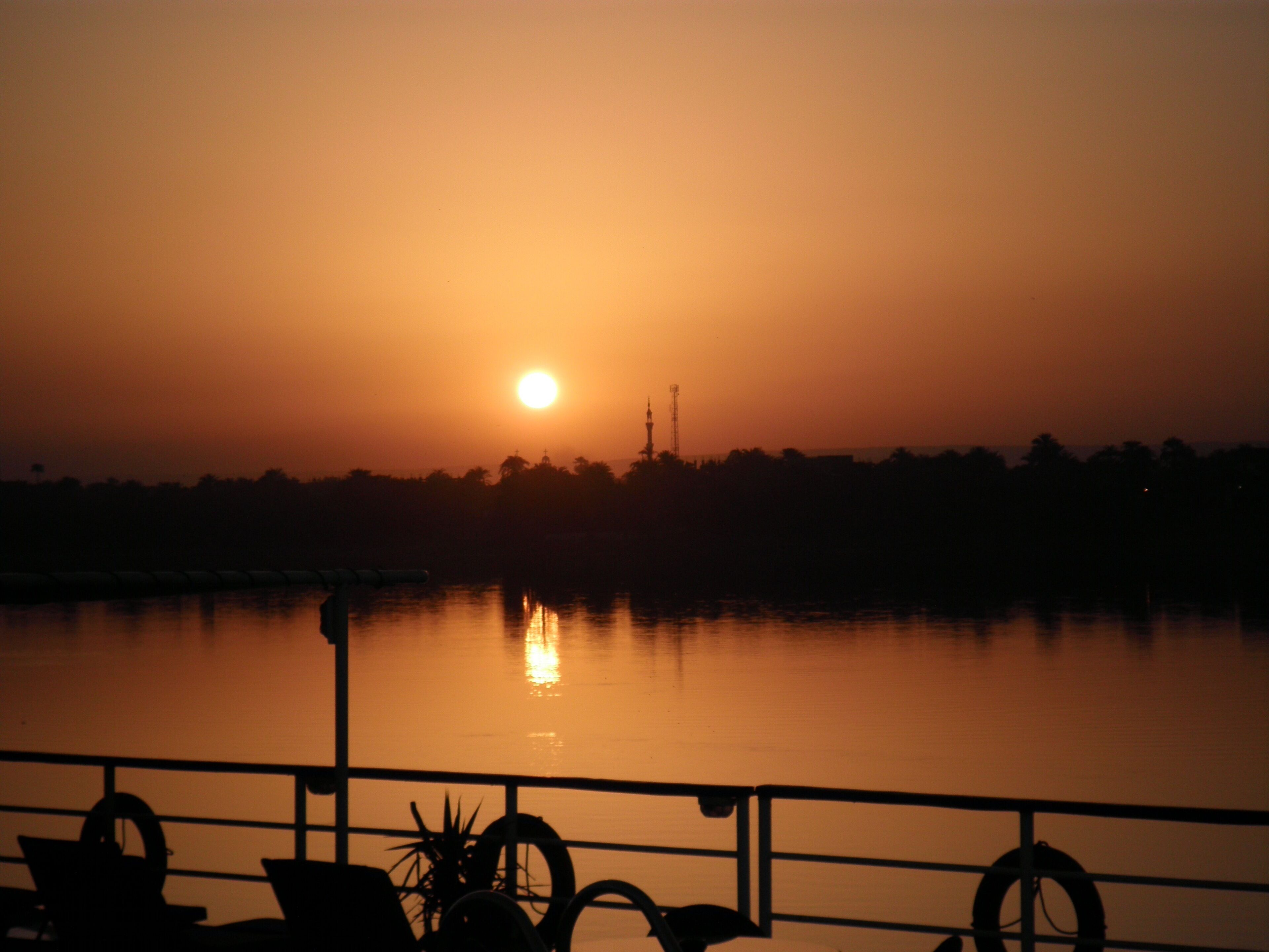 Sunset on a Nile cruise - just wow!