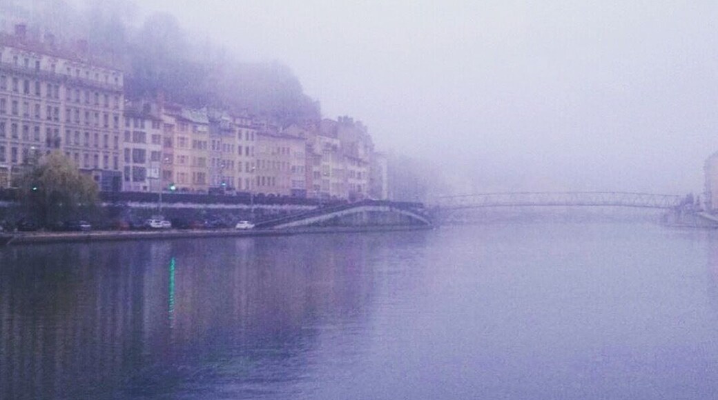 A beautiful foggy Sunday morning, right after leaving the nightclub Distrikt