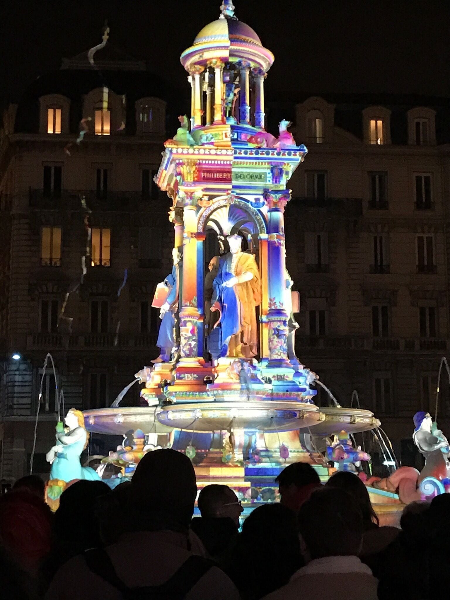 Fêtes des lumières Lyon France