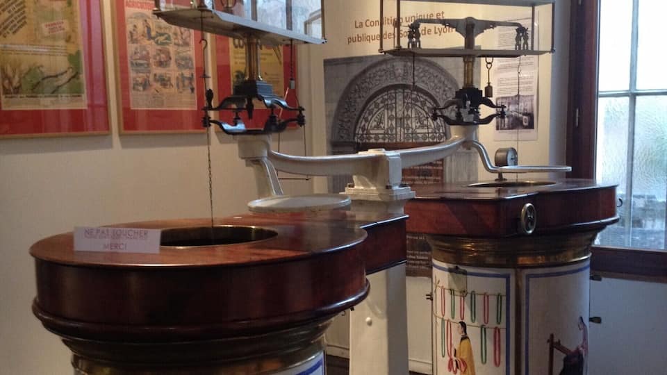 'Silk Factory' museum in Lyon. The museum is fairly small but gives useful insights into the role the silk commerce played in the economic development of Lyon. The museum shop is not to be missed!