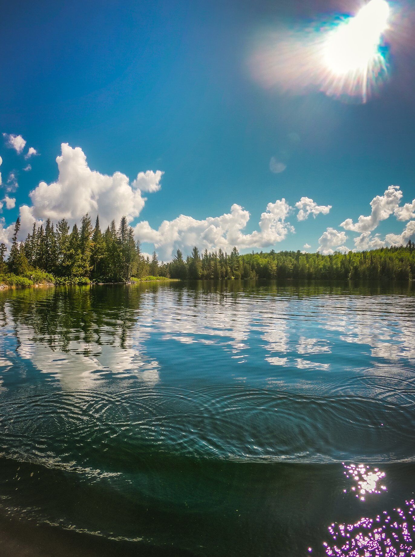 When you spend everyday in a canoe under the hot sun ... eventually your sunburn starts to get sunburnt ... yet you still can't resist stopping to marvel at how beautiful the untouched land is. #adventure