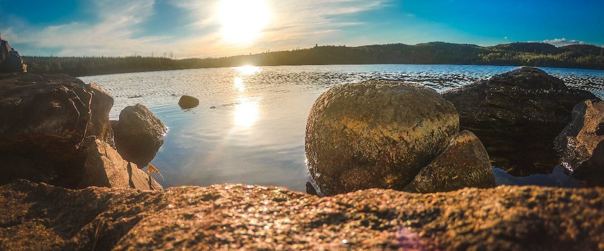View from the Island we camped on. #adventure