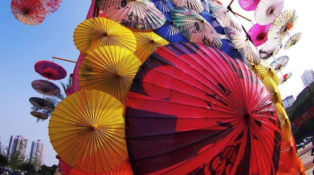 The famous Sichuan Oil-paper Umbrella has a history of more than 400 years,listed as"national-level non-material cultural heritage"in 2008.
https://twitter.com/Beautifulgx