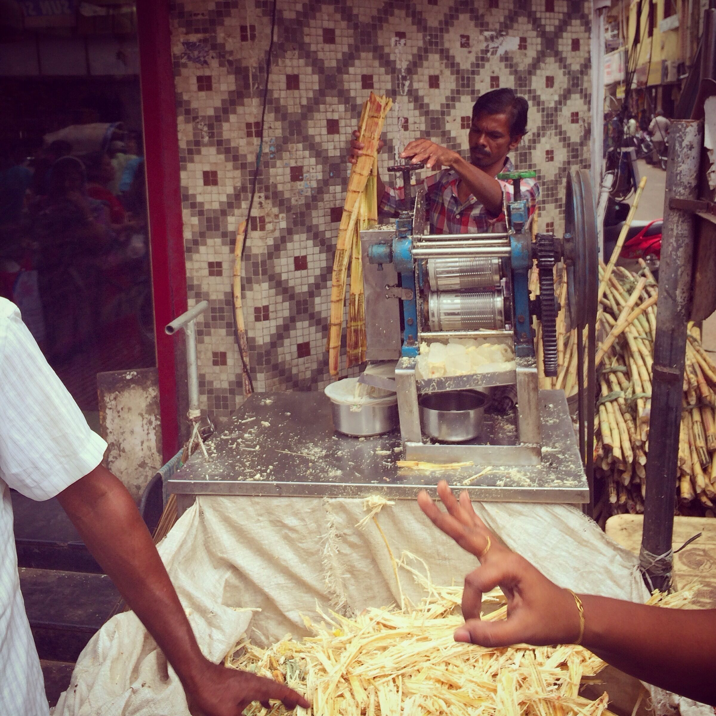 3 Sugar Cane Drinks please (Chennai)