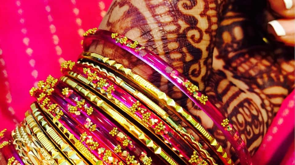 Colorful glass bangles and pretty henna. Bangle shops that sell colorful bangles to match the colors in your sarees!!!
#riotofcolors
#colorful