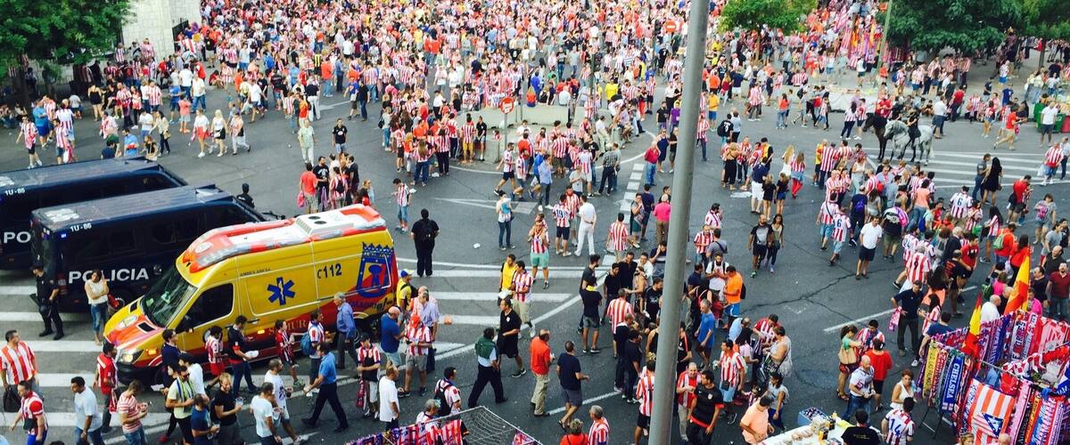Pre-match. Atletico v Las Palmas. #Spain