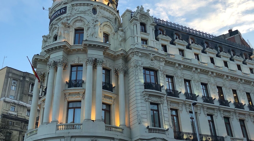 Madrid as evening approaches