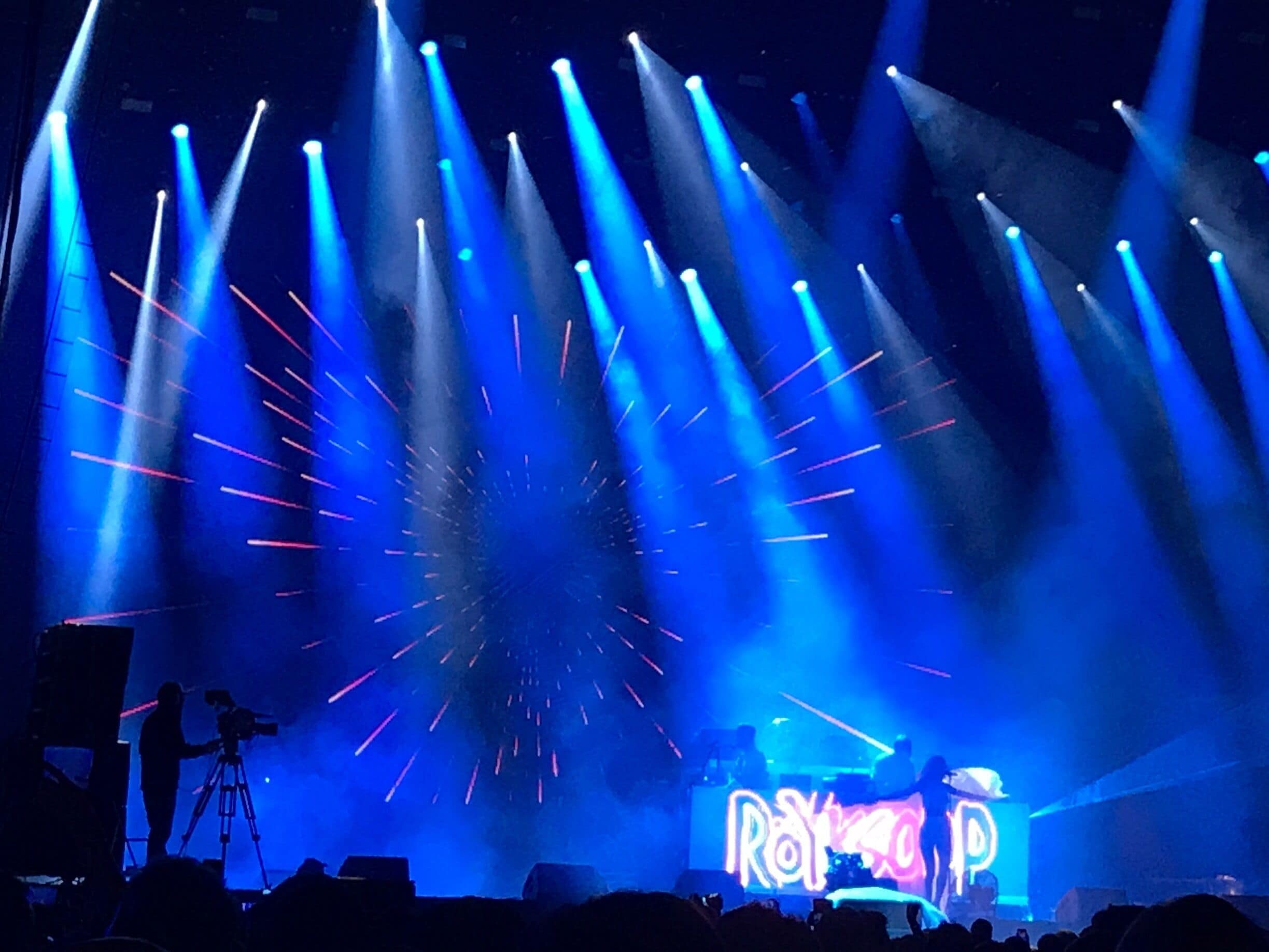 Röyksopp in concert, great experience!! #lights #lifeatexpedia
