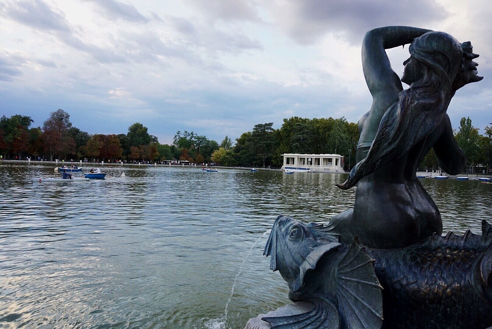 A tranquil peaceful spot in a busy city