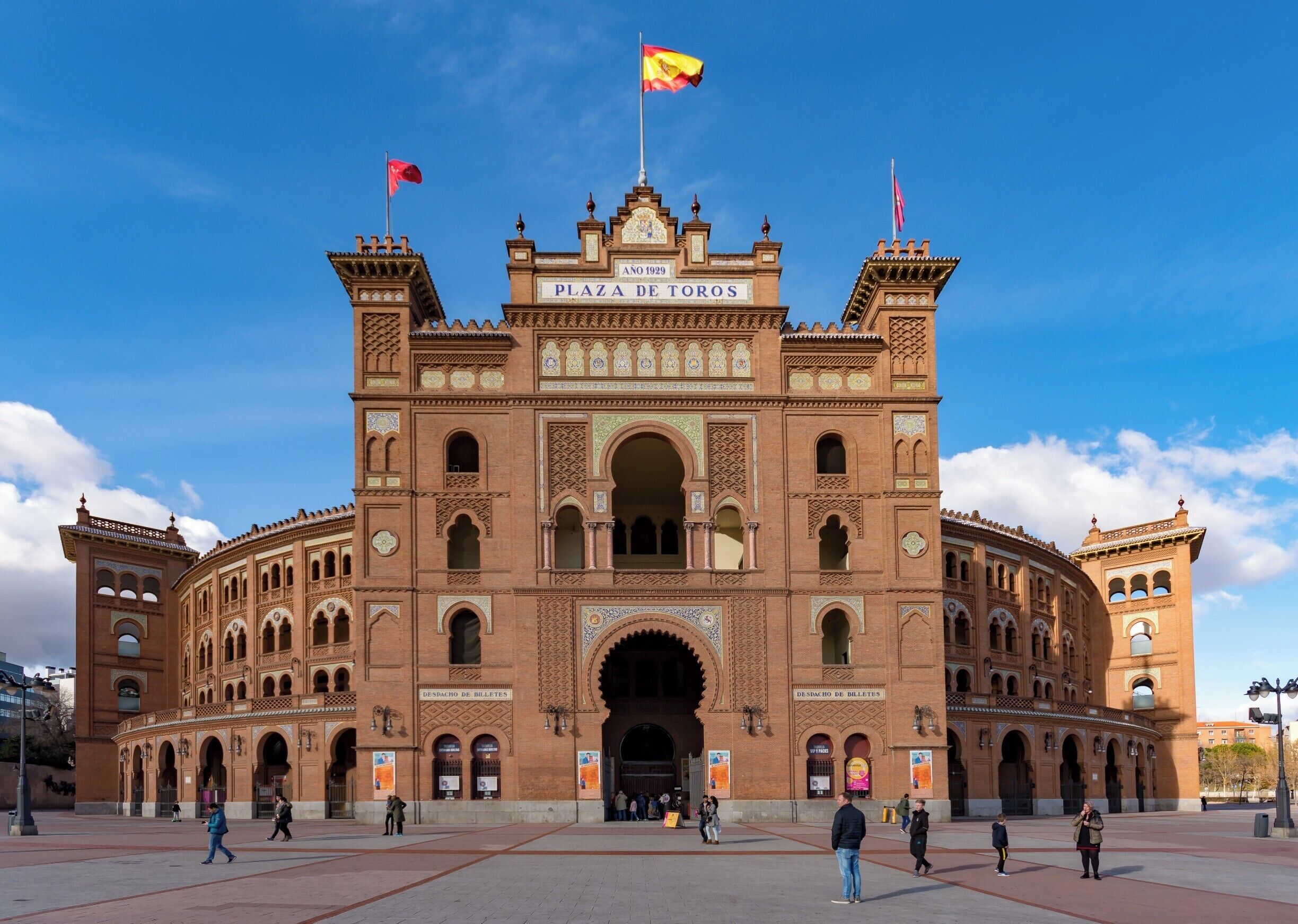 During my visit to Madrid, Spain. I visited the bullfight arena of this beautiful city. The monument was build in 1929 outside the city. It accumiedate about 24.000 spectators in this building. 

#landmark, #plaza, #spain, #spanish, #madrid, #symbol, #travel, #architecture, #tourism, #europe, #toros, #historic, #ventas, #famous, #bullfighting, #building, #capital, #bullring, #old, #city, #destination, #european, #arena, #tourist, #salamanca, #cultural, #cityscape, #monument, #outside, #vacation, #travelphotography, #photography, #cityphotography