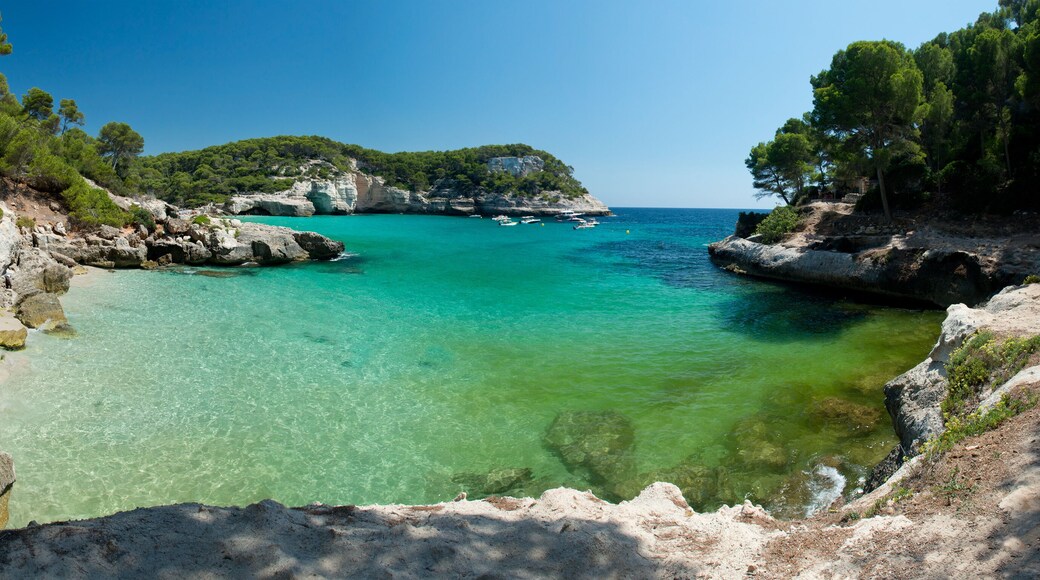 Cala Mitjaneta Beach in Menorca, Spain