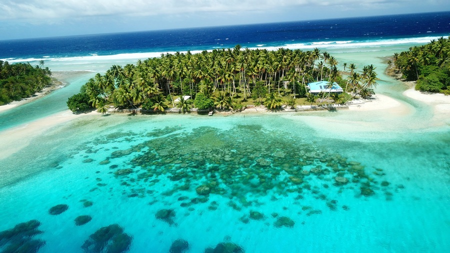 Bikendrik island resort in Majuro, Marshall islands