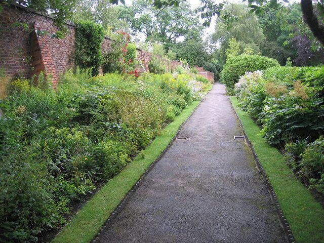 The Walled Garden The gardens, Flixton House, Flixton Park, Flixton.