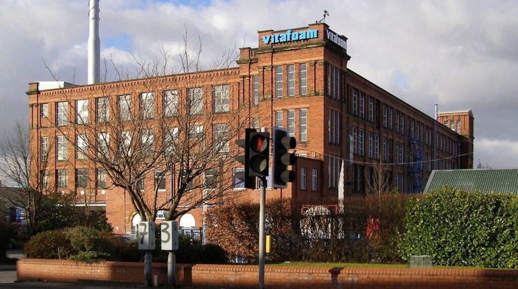 British Vita Factory Former textile mill converted to a factory. Oldham Road, Middleton.