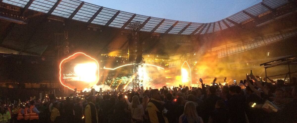 Coldplay at Etihad on Saturday... Amazing show... Need a time machine!
