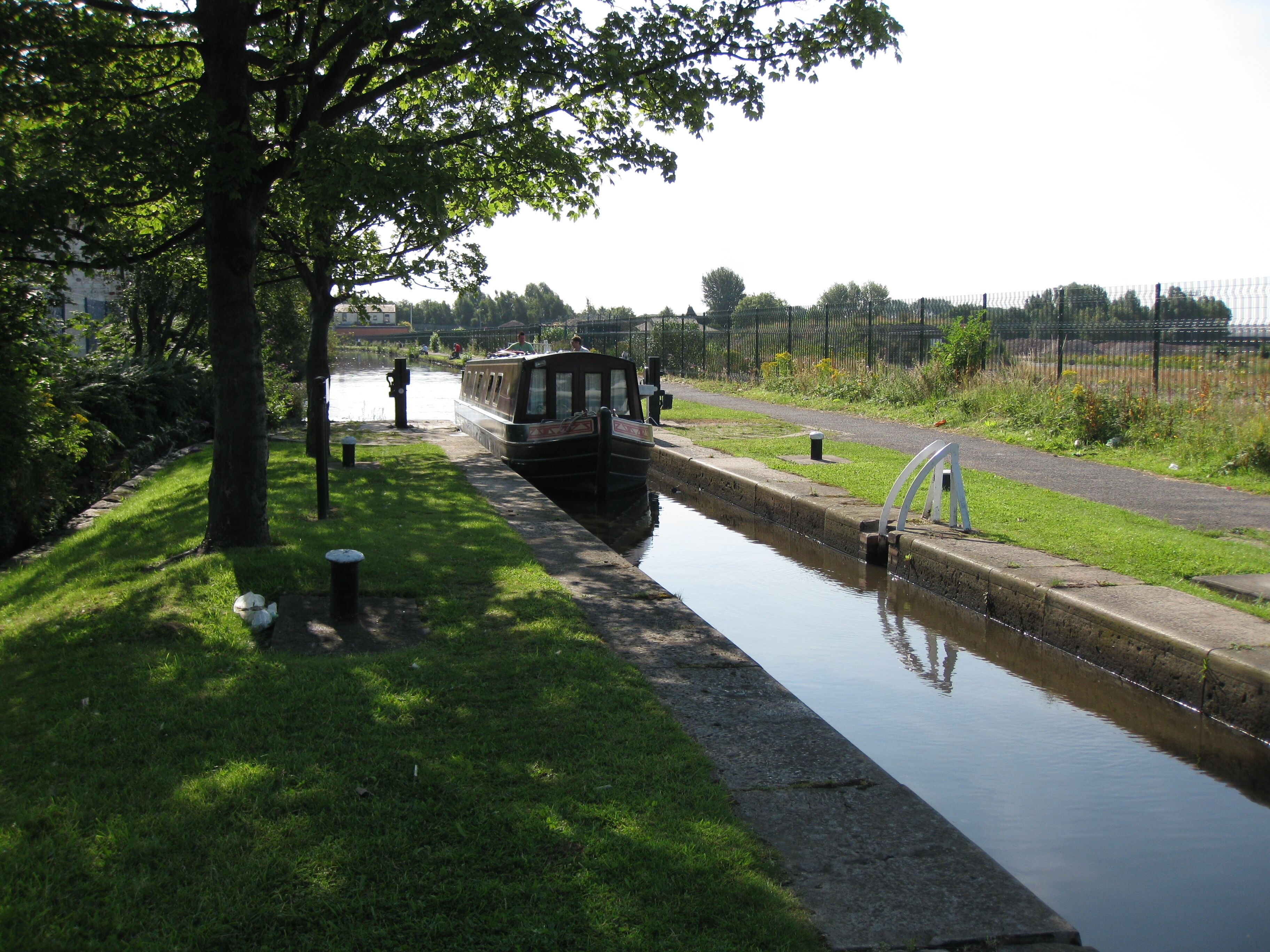 Beswick Top Lock on the Ashton Canal
