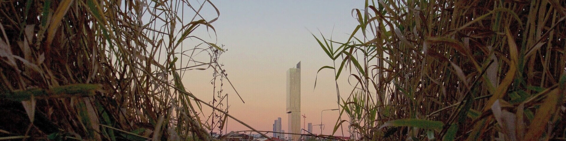 Beetham Tower dominates the Manchester skyline, the lower half is a Hilton and the upper is made up of (very expensive) apartments.