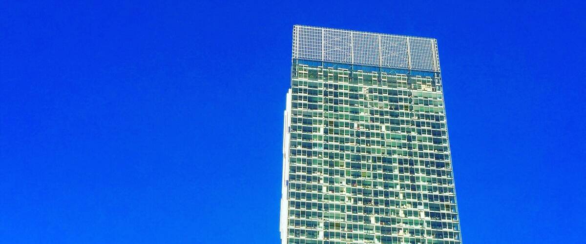 #Colorful stunning view Beetham Tower as known Manchester Hilton