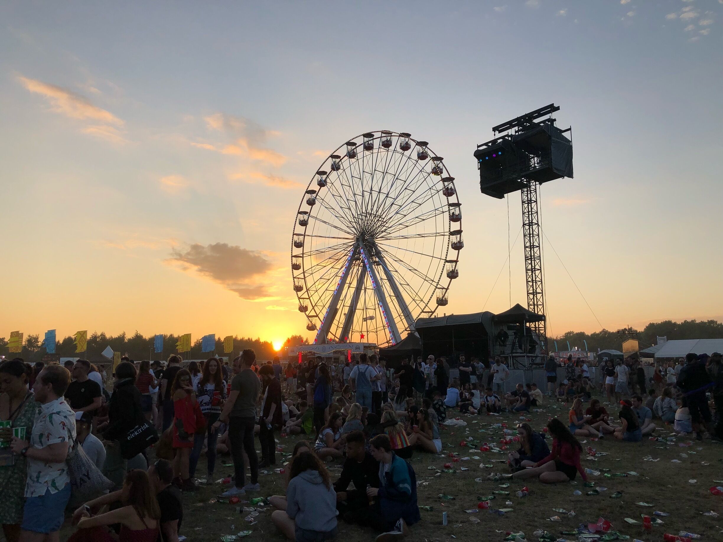 Watching the sunset at Parklife festival in Manchester over the weekend! 