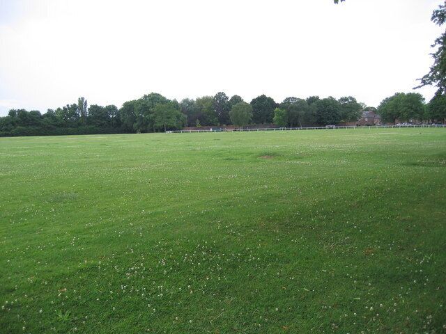 Sports Field The sports field is on Flixton Rd., Flixton. In the background are Flixton House and Park.