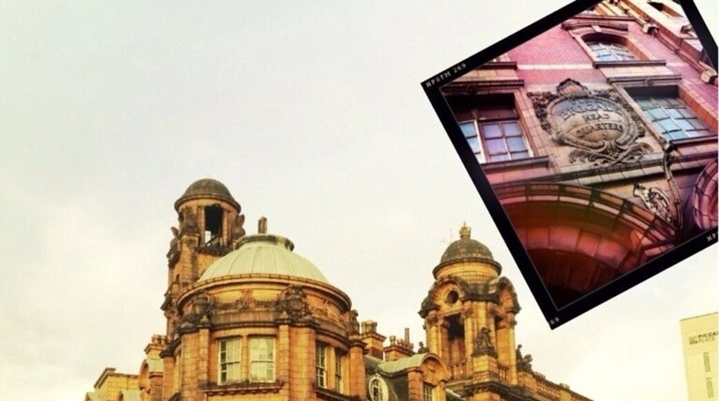 The old Manchester Fire Brigade building, next to Piccadilly train station. Currently derelict, a wonderful building in a prime location wasted!