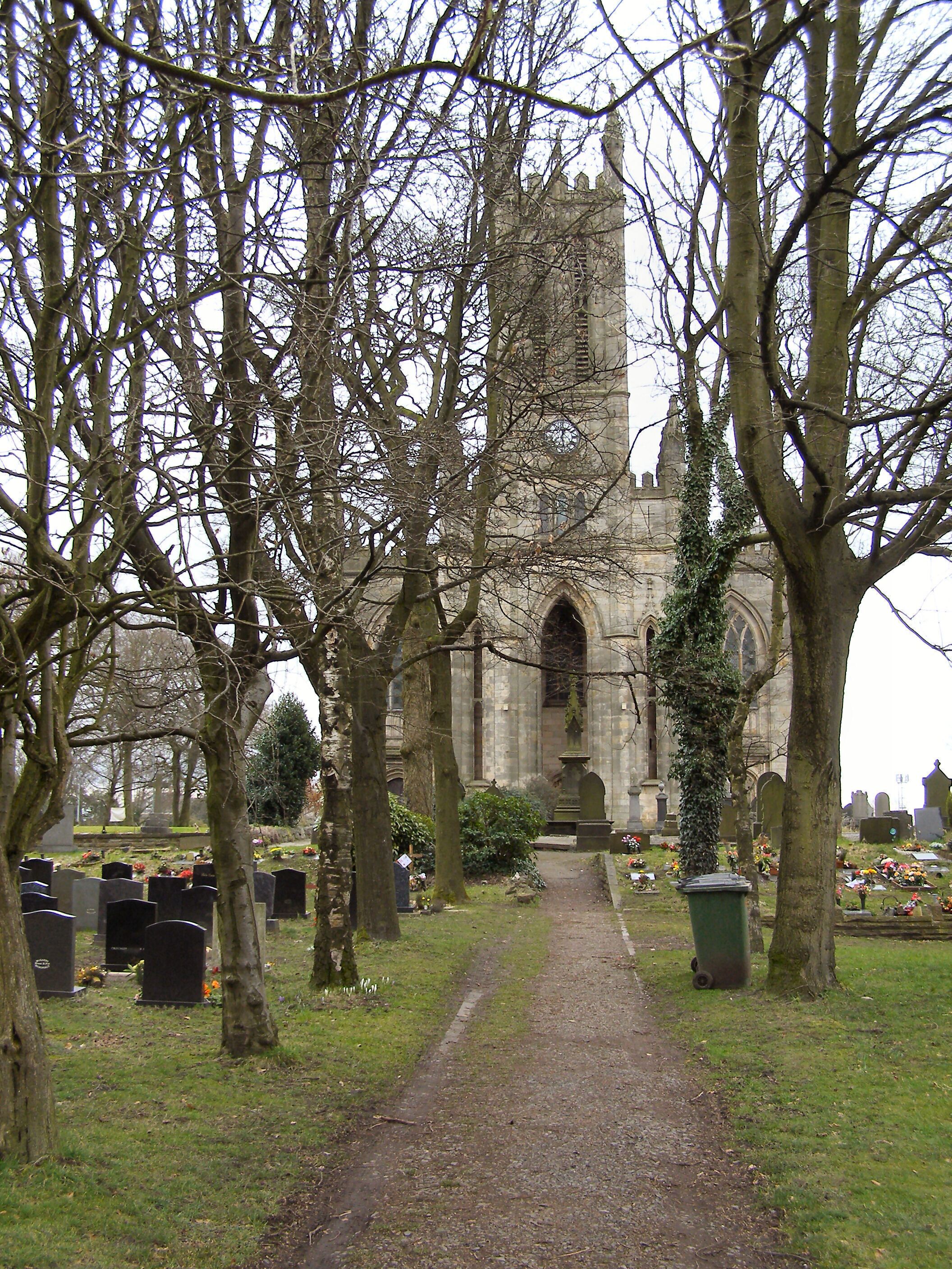 All Saints church and graveyard