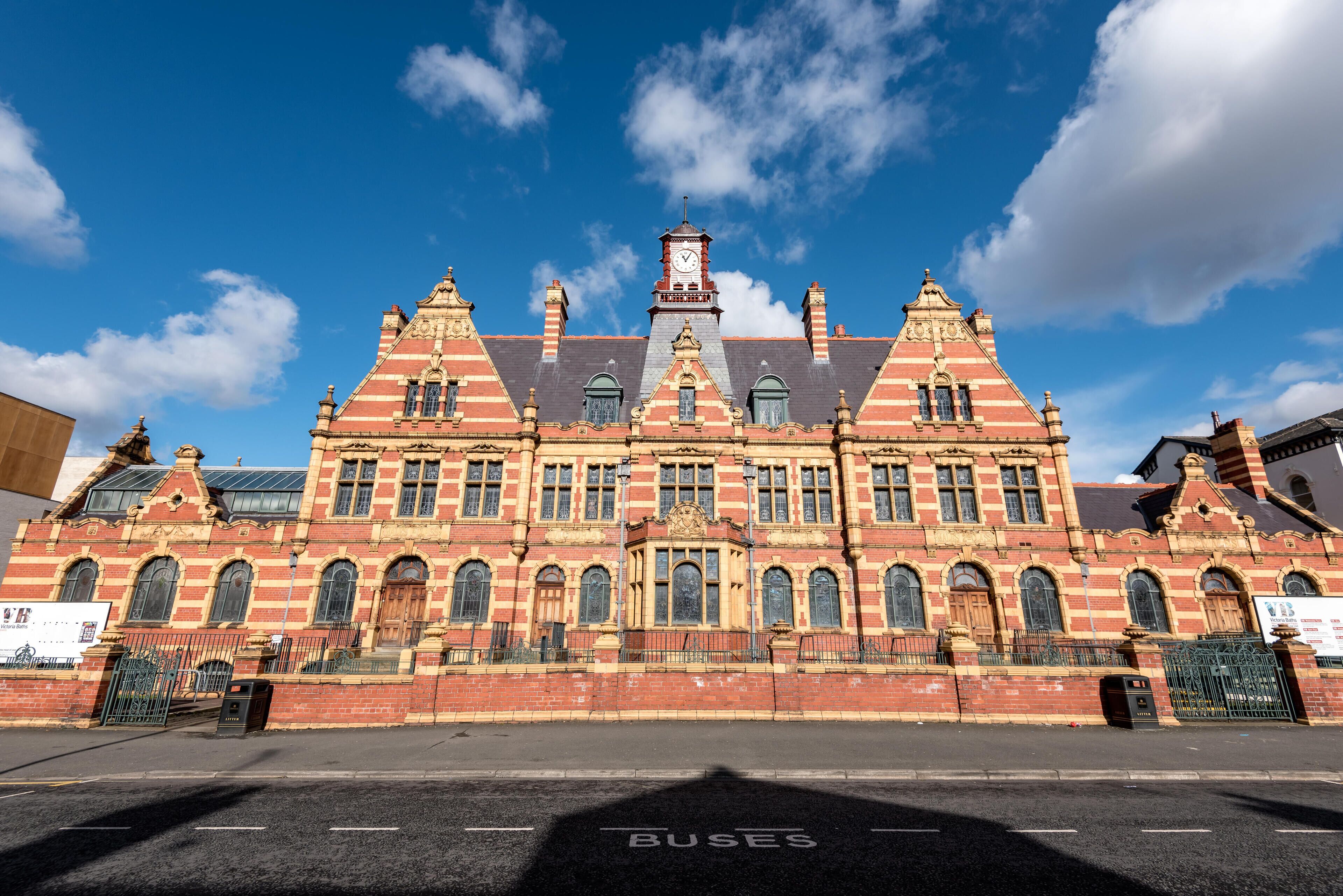 FFNMHN Victoria Baths is the grade 2 listed building in Manchester, England.