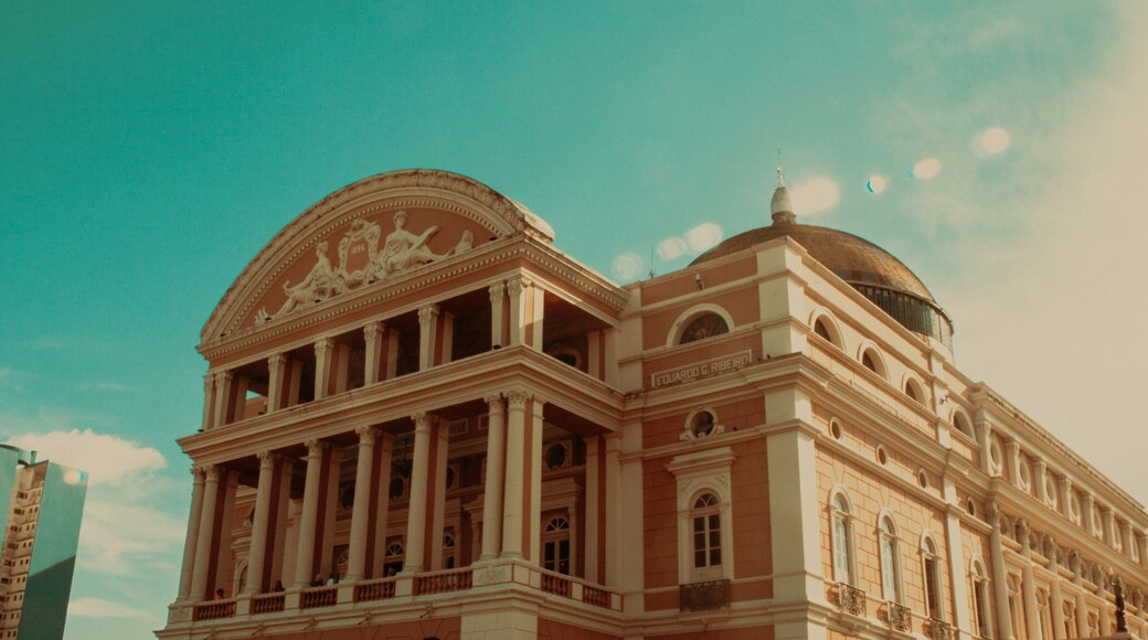 The Amazon Theater, historical monument in the city of Manaus, capital of the state of Amazonas, Brazil