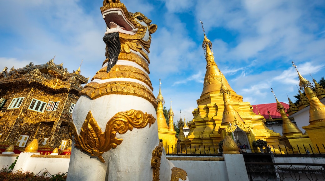 Sculptures of magic animal at Watthai Wattanaram temple, Mae Sot, Tak, Thailand