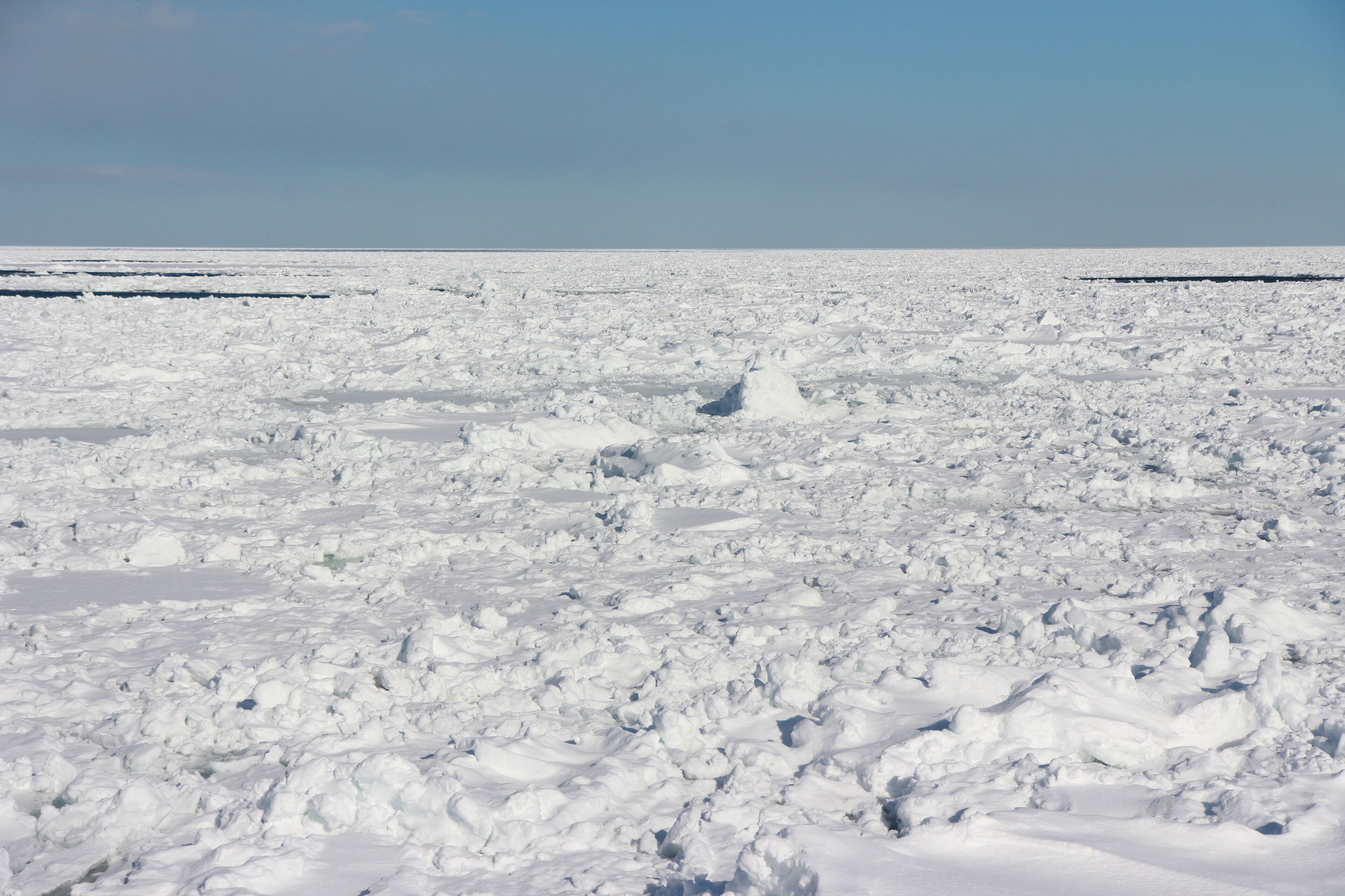 Drift ice,Monbetsu,Hokkaido,Japan