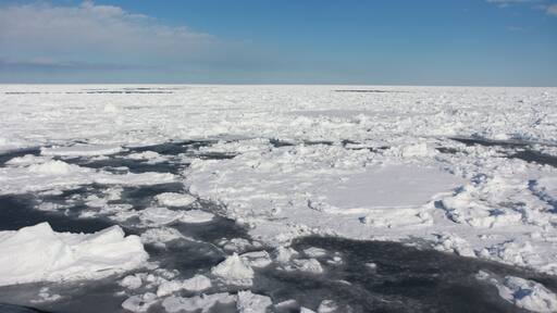 Drift ice,Monbetsu,Hokkaido,Japan