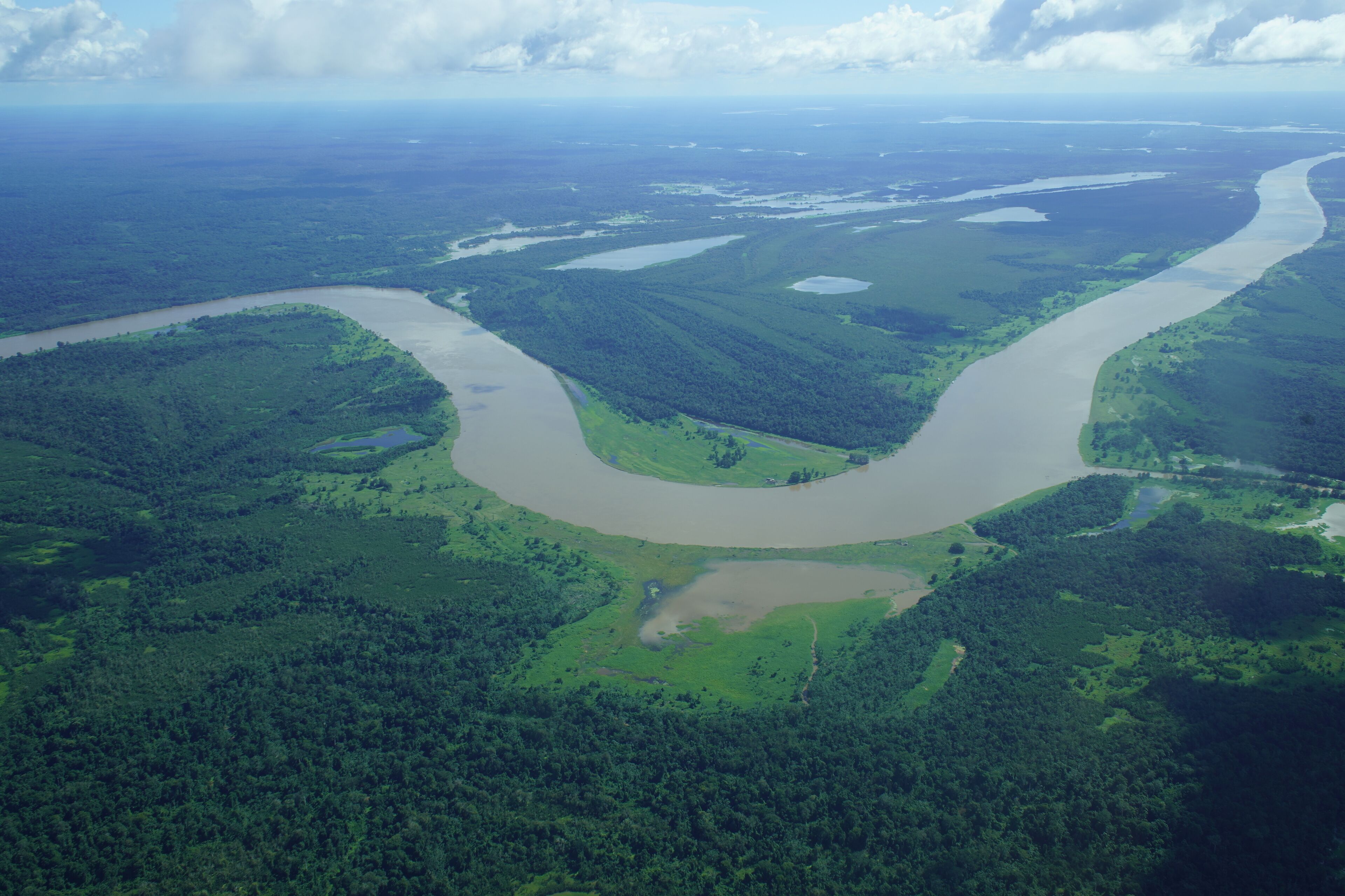 Overflying the Amazon from Manaus to Maués, Amazon - Brazil.