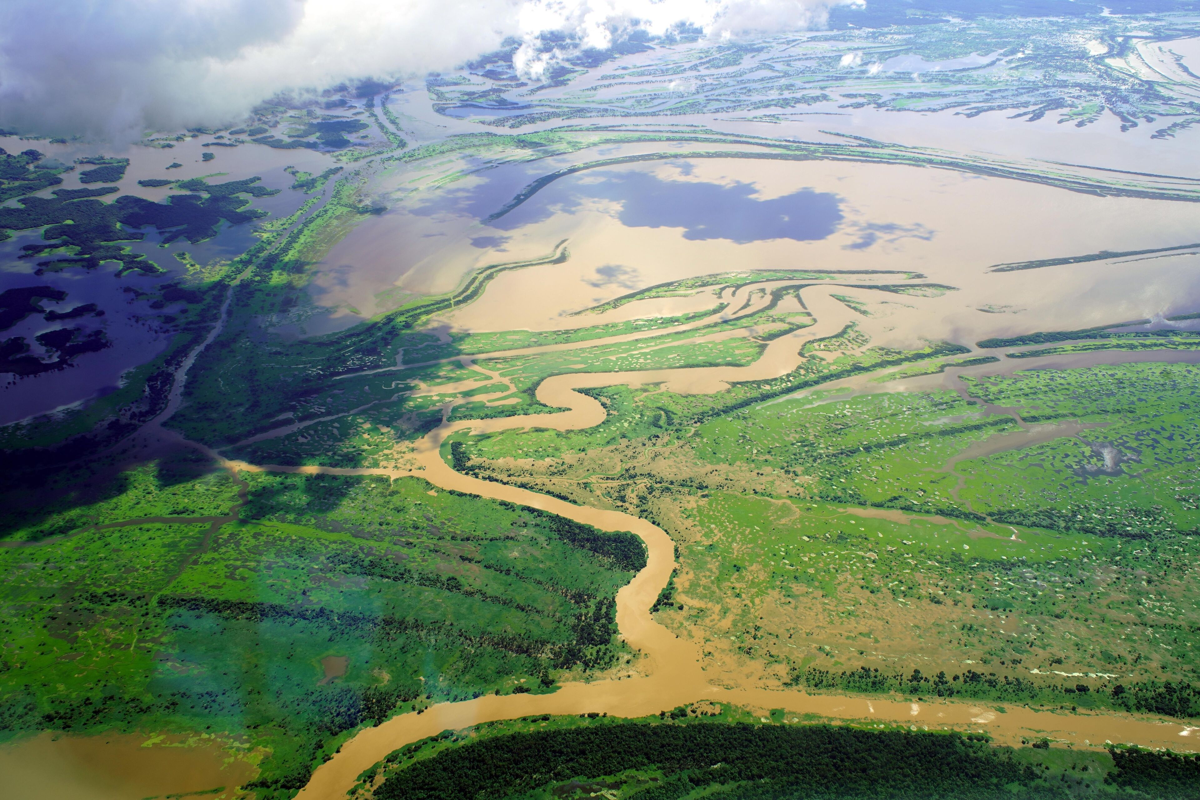 Overflying the Amazon from Manaus to Maués, Amazon - Brazil.